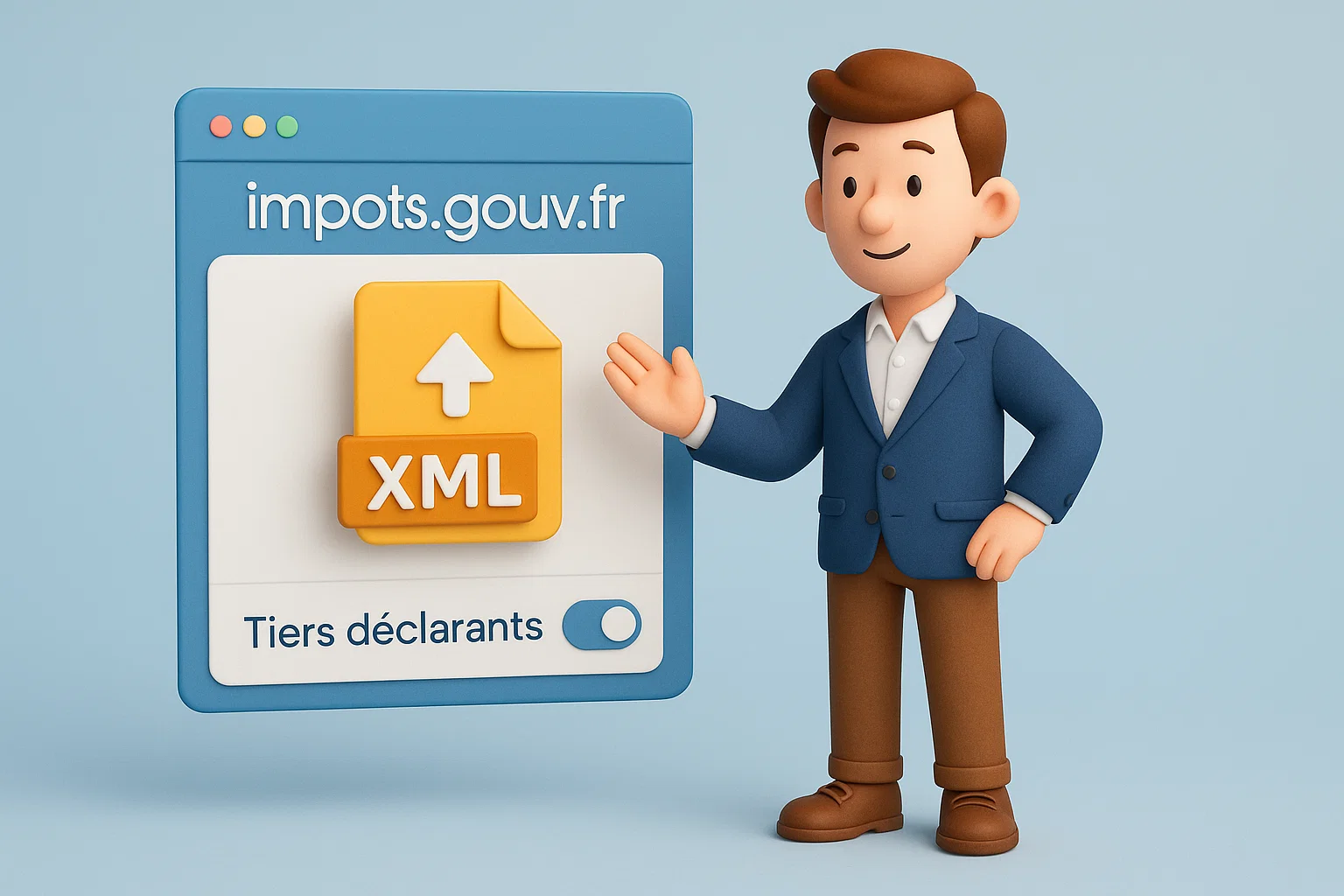 Illustration de la déclaration fiscale DPI-DAC7 pour les plateformes de mise en relation SAP