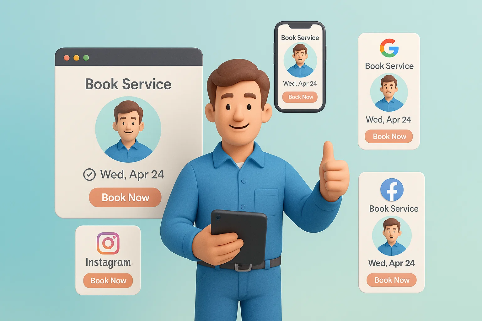 Illustration d’une stratégie multicanale dans les services à la personne – coordination des canaux physiques et digitaux