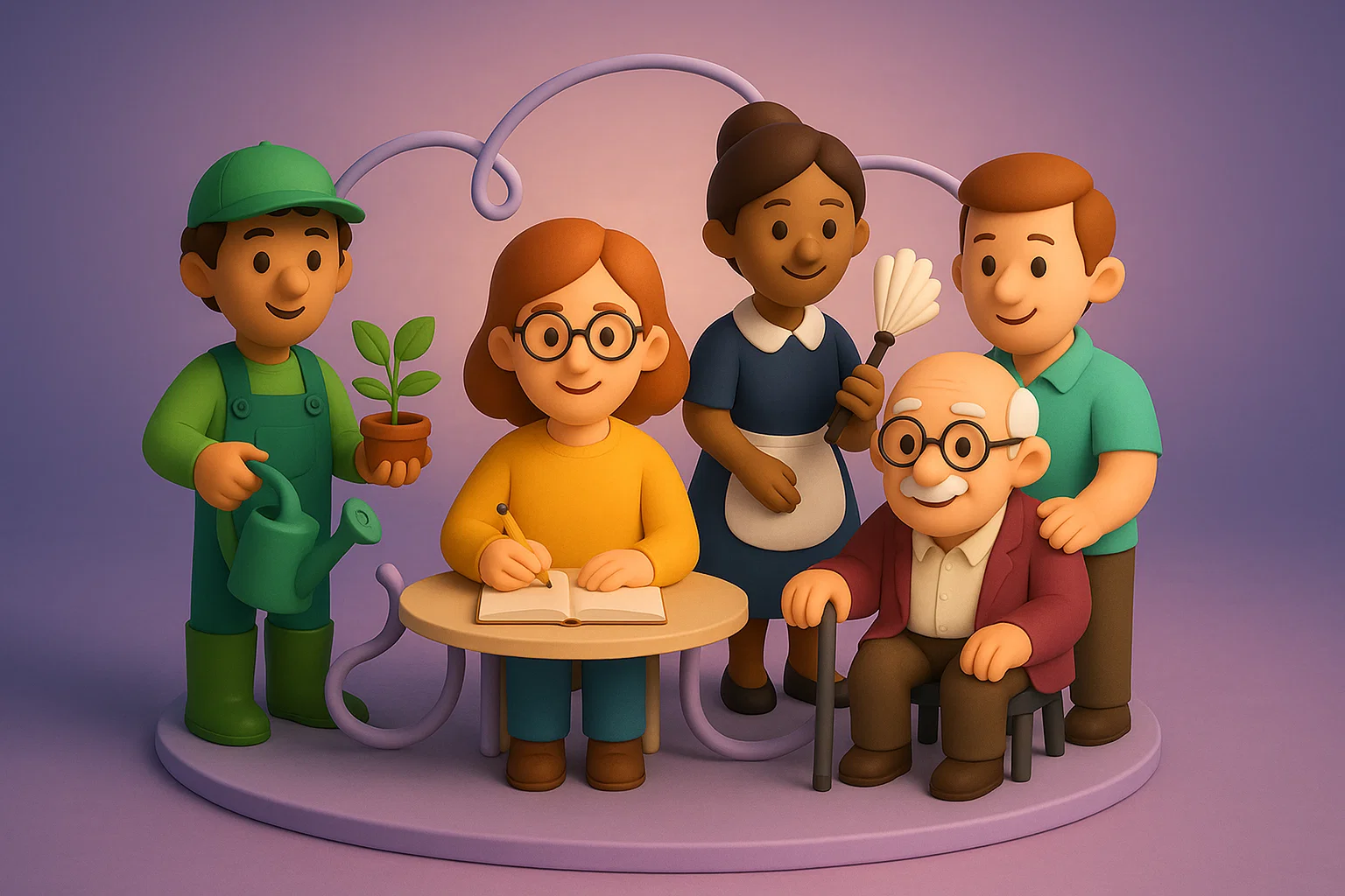 illustration d’une coopérative de services SAP – acteurs mutualisés autour d’une plateforme digitale