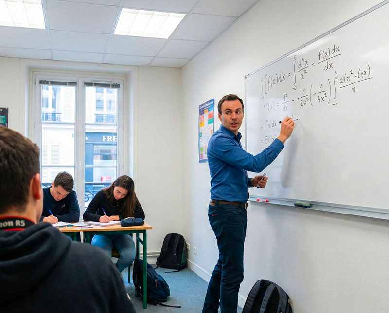 Professeur de soutien scolaire Tutoria Cergy utilisant le logiciel PlatformEasy