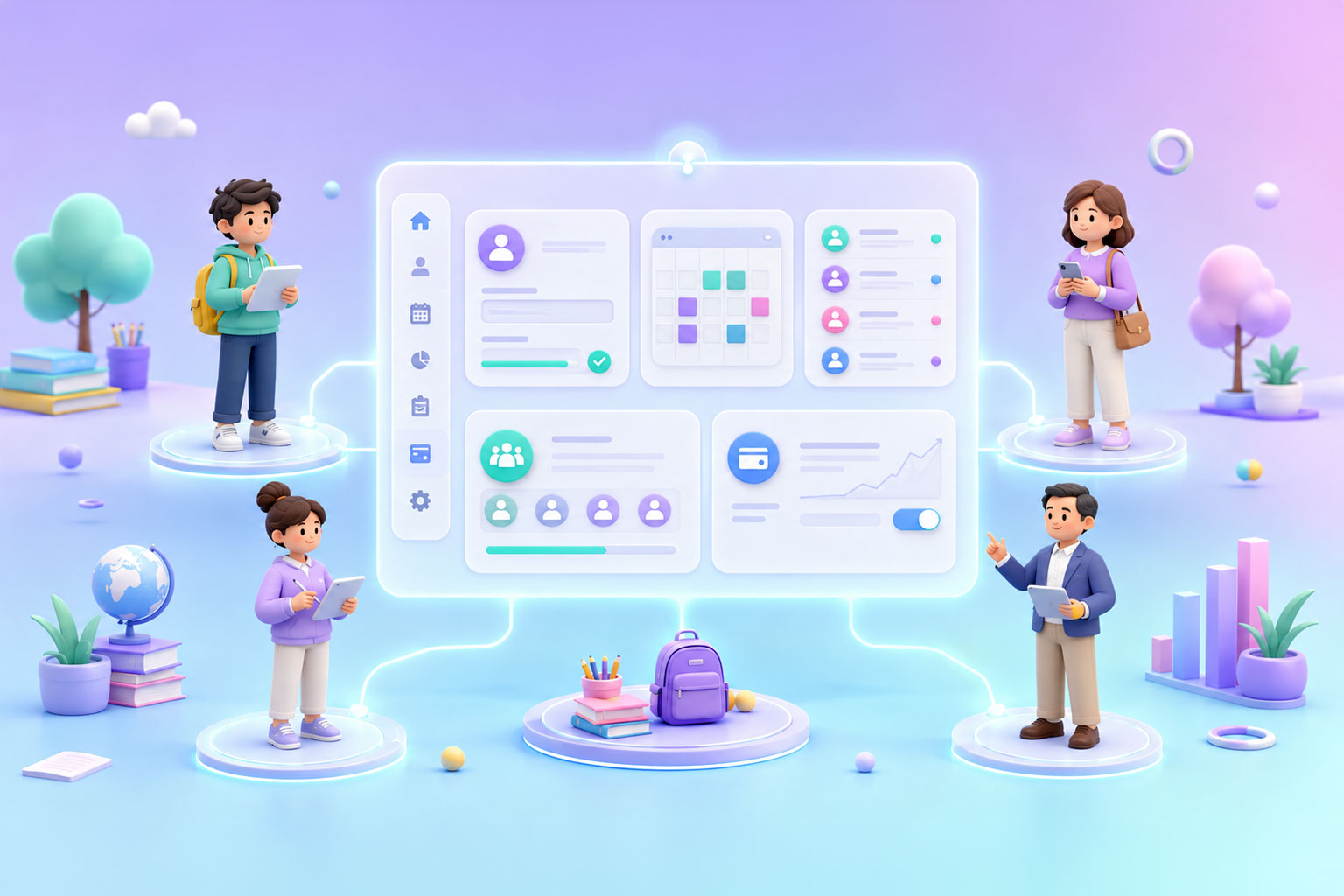 le logiciel tout-en-un des organismes de cours, soutien scolaire et garde d'enfants.
